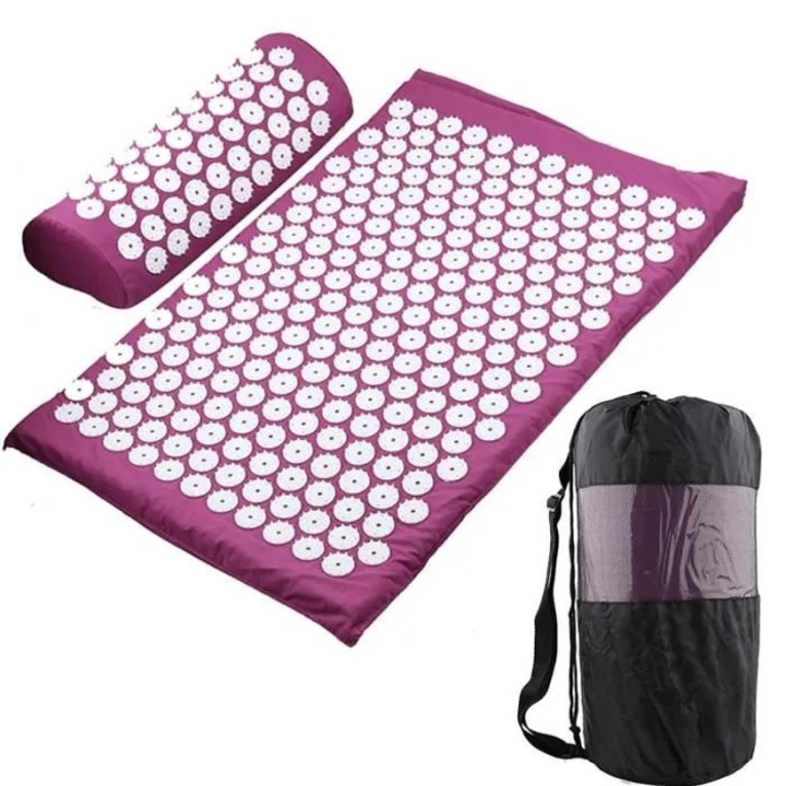 Coussin de Massage Violet, Set, 30x45cm