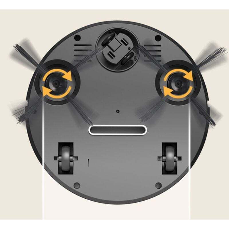 Aspirator robot 3-in-1, putere mare de aspirare, functie de sters, compact