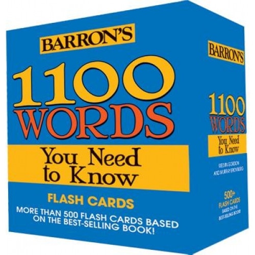 1100 Words You Need to Know Flashcards, Melvin Gordon (Author)