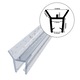 KYCT DK05 zuhanygarnitúra 7mm átlátszó 40cm PVC mágneses