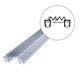 KYCT DK12 zuhanygarnitúra 4mm átlátszó 140cm PVC mágneses