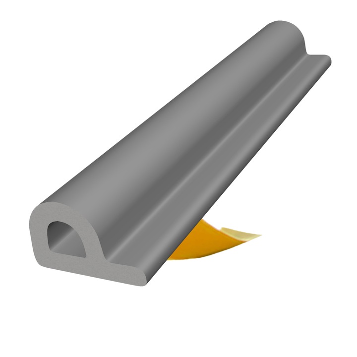 Öntapadó EPDM tömítőszalag KYCT, 9x5.5mm, szürke, 100m, ablakokhoz és ajtókhoz