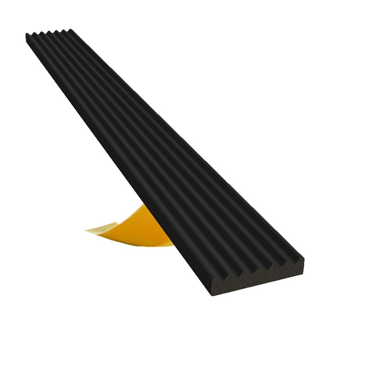 EPDM öntapadó tömítőszalag KYCT, fekete, 20x4mm, 50m