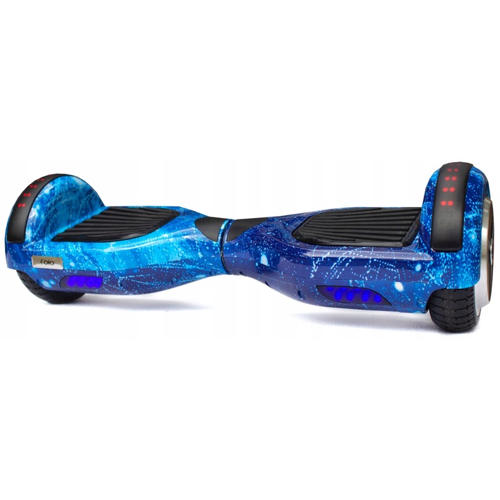 Trotineta electrica OiO, 800W, LED, Bluetooth, negru, 65x20x20cm