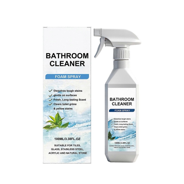 Spray spuma pentru indepartat calcar, 300ml, multisuprafete, incolor