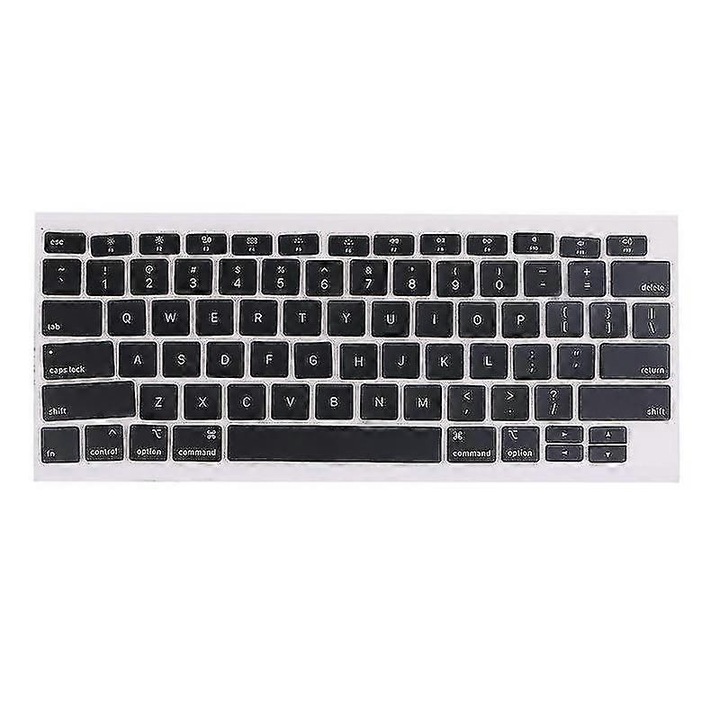 Billentyűzet sapka készlet Macbook Air A2179 13.3 hüvelykes 2016-2017 fekete 18x12cm