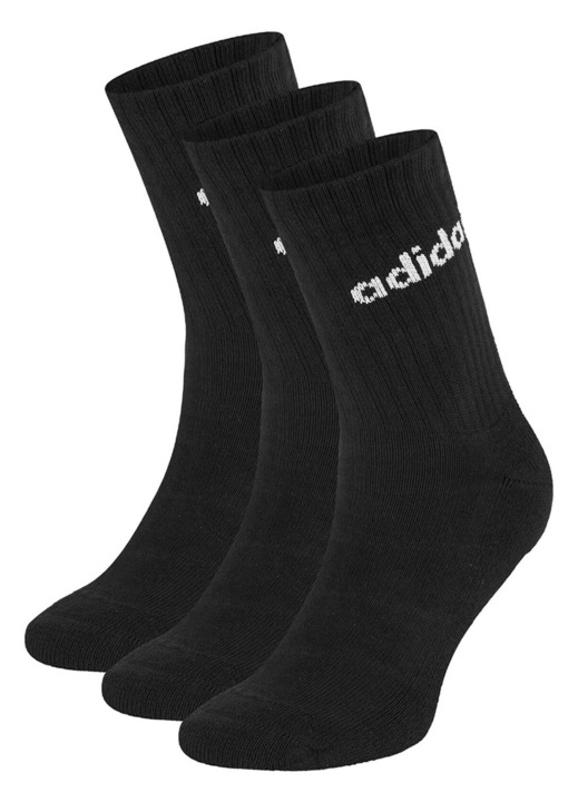 Adidas sport zokni szett, 3 pár, fekete, 37-39