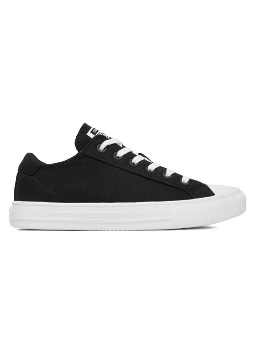 Női Converse tornacipő, fekete/fehér, textil anyag, univerzális design, 36 EU