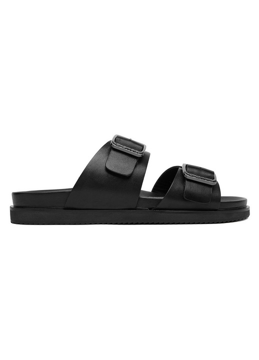 G-Star Raw papucs, természetes bőr, fekete, Fekete