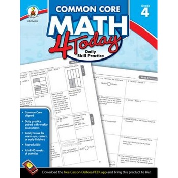 Common Core Math 4 Today, Grade 4: Daily Skill Practice, Erin McCarthy (Author) Common Core Math 4 Today, Grade 4: Daily Skill Practice, Erin McCarthy (Author)
