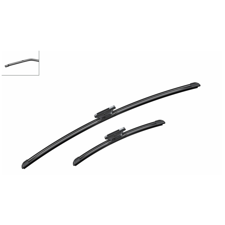 Set stergatoare fata Dreissner 600/400 mm pentru Renault Clio III, Megane III, Fluence, Citroen DS3, C3 Picasso, C-Elysee, Peugeot 301