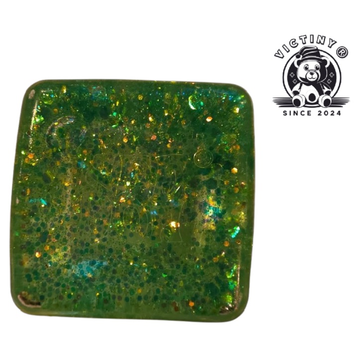 Interaktív játék VICTINY ® ICE CUB Glitter ZÖLD, squishy, véletlenszerű szín, stresszoldó, szorongás, depresszió és sok más mindennapi probléma ellen, gyermekeknek és felnőtteknek egyaránt