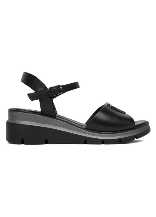 Sandale negre cu platformă Lasocki, Negru