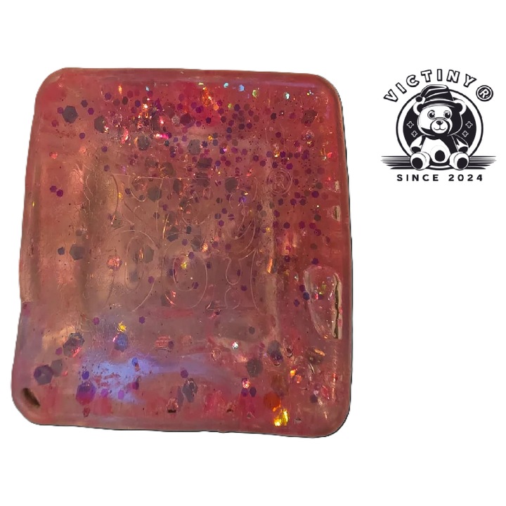 Interaktív játék VICTINY ® ICE CUB Glitter ROZ, squishy, véletlenszerű szín, stresszoldó, szorongás, depresszió és sok más mindennapi probléma ellen, gyermekeknek és felnőtteknek egyaránt