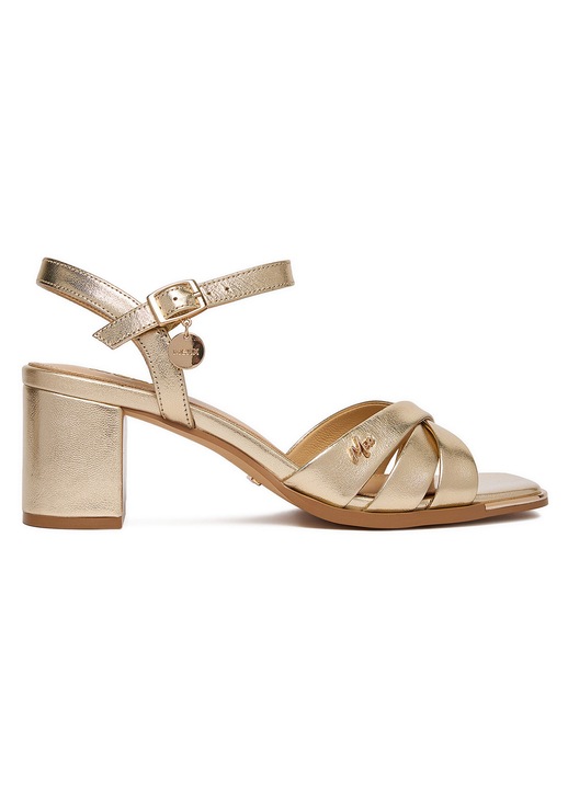 Sandale dama Mexx, auriu, piele naturala, Auriu, 39