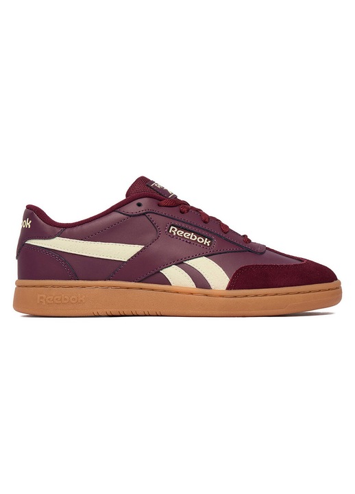 Reebok női tornacipő, bordó, természetes bőr, textil belső
