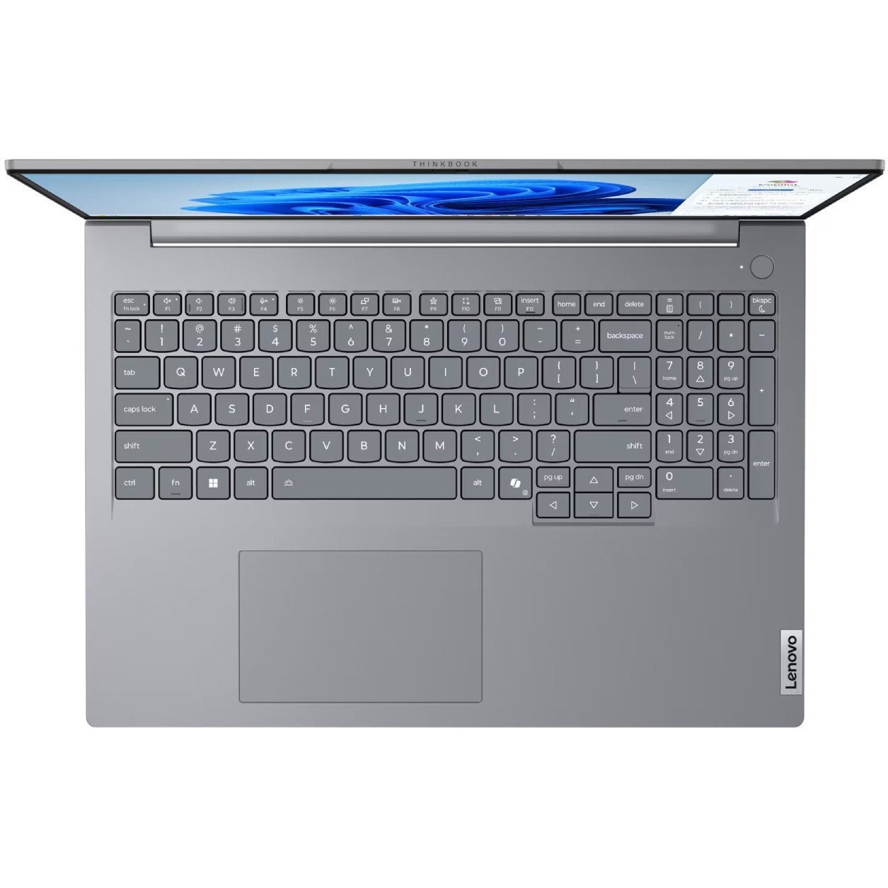 Laptop Lenovo ThinkBook 16 G8, 16" WUXGA, Intel® Core™ Ultra 5 135H pana la 4.6 GHz, 16 GB RAM DDR5 5600, 512 GB SSD, Intel Arc Graphics, Windows 11 Pro, Arctic Grey 512 GB