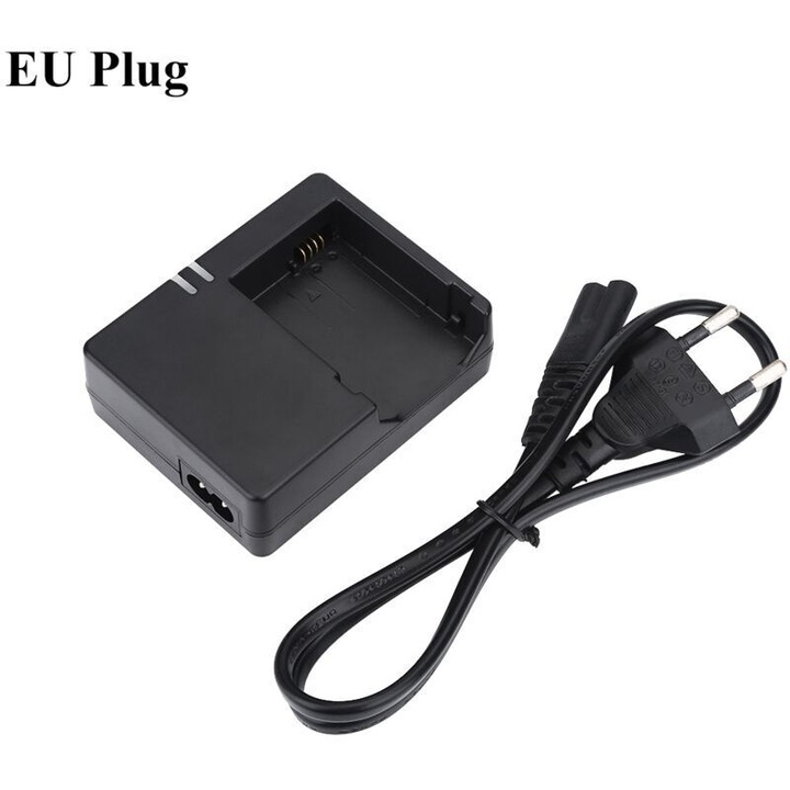 Incarcator baterie DSLR, compatibil Canon EOS 550D 600D 650D 700D, ABS, protectii IC, EU plug