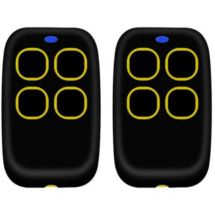 Telecomanda universala 4 in 1 multifrecventa 250-913 MHz set 2 buc multicolor 10x3cm
