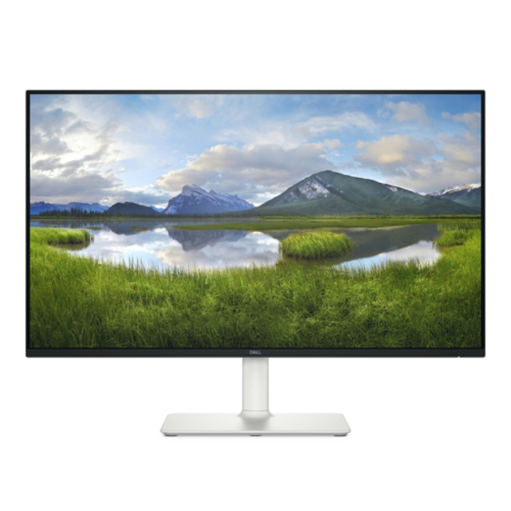 Монитор Dell S2725DS 27", Quad HD, бял, 68.6x39x7 см