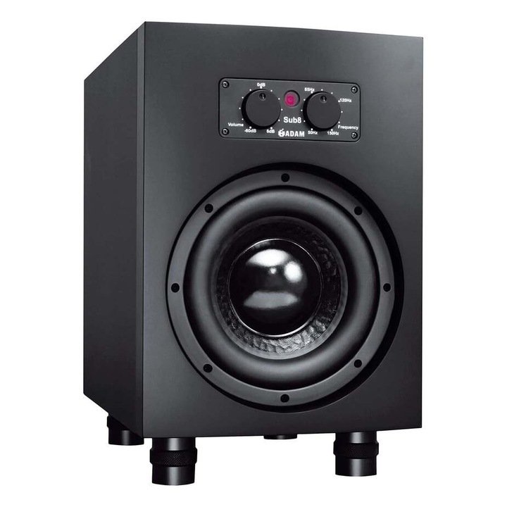 Subwoofer Adam Audio Sub8 puternic compact negru 41x26x38cm