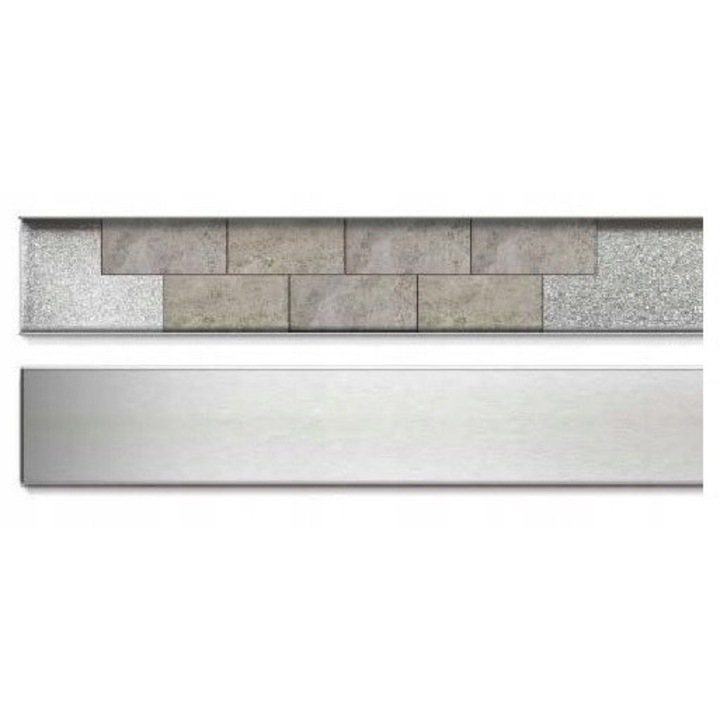 Линеен сифон Chudej Klasik Floor mat неръждаема стомана 350x65-87x124mm