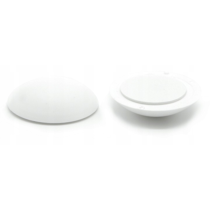 Airroxy öntapadós ütköző, 10 darabos készlet, fehér, 40mm, kerek szilikon, 5mm