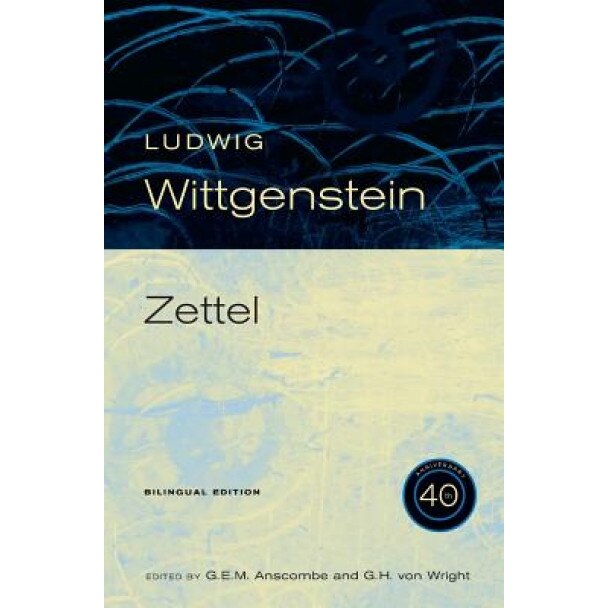 Zettel, Ludwig Wittgenstein (Author)