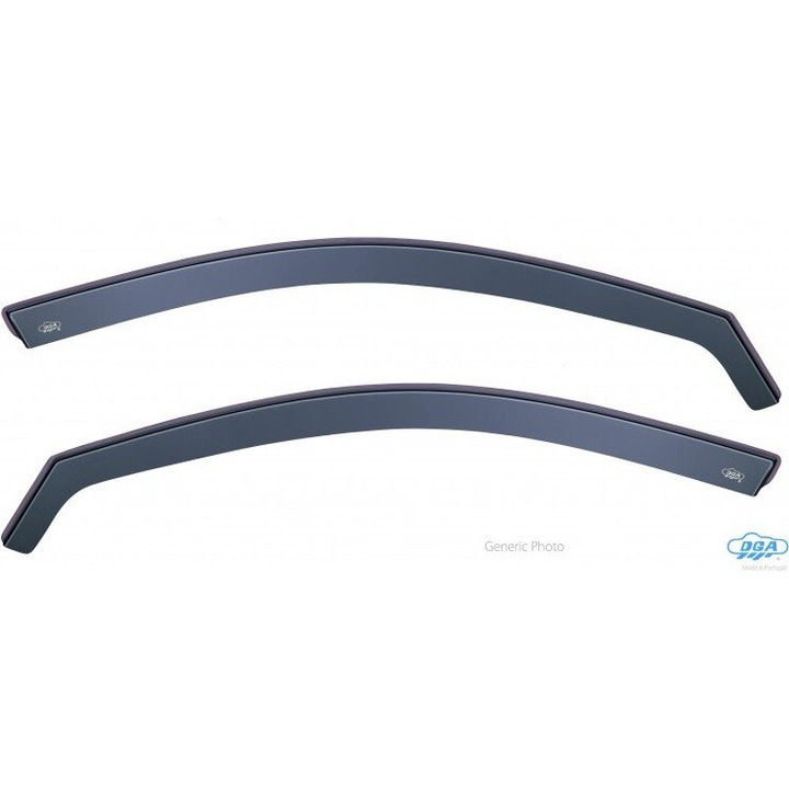 Set 2 deflectoare geam fata DGA Nissan Sunny N14 3D acrilic transparent 1990-1995