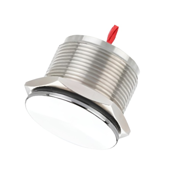 Piezo kapcsoló 22mm pillanatnyi IP68 1A kábellel