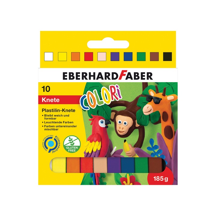 Eberhard Faber gyurma, 10 szín