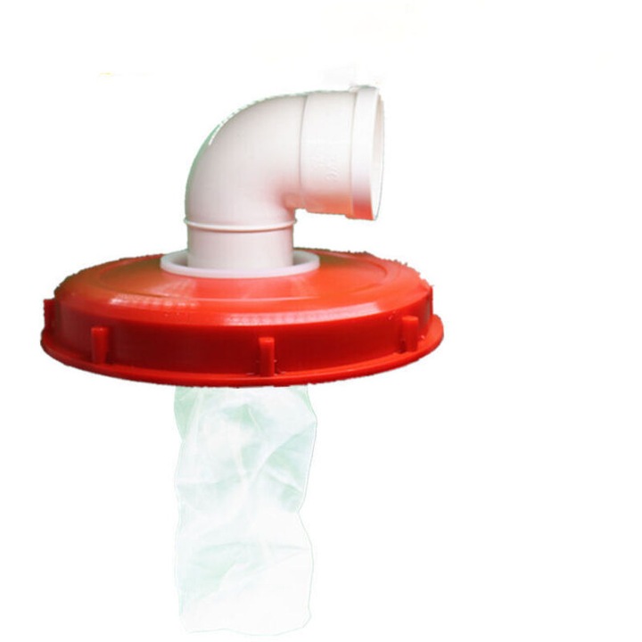 Capac butoi IBC cu filtru nylon lavabil 245mm, plastic, pentru apa chimicale ulei acid alcalin