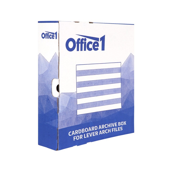 Cutie arhivare Office 1, pentru biblioraft, 325 x 300 x 80 mm, carton ondulat
