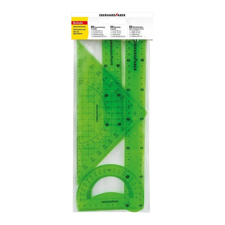 Set de desen Eberhard Faber, flexibil, 4 piese