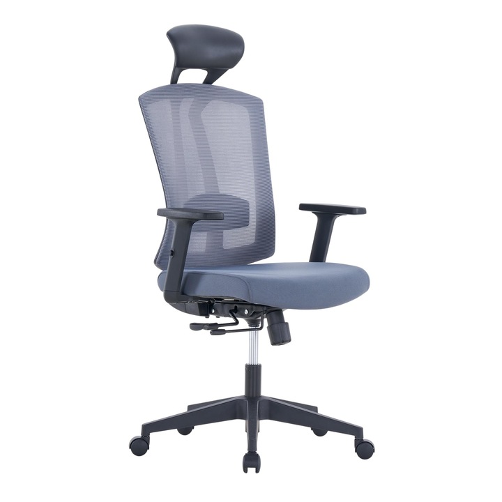 Ergonomikus irodai szék RFG REAL FEEL GOOD Primo HB, szövet és háló, szürke