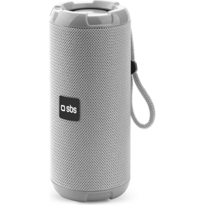 Boxa portabila SBS Armour, wireless, 10W, gri, cu microfon, 12x6x6cm
