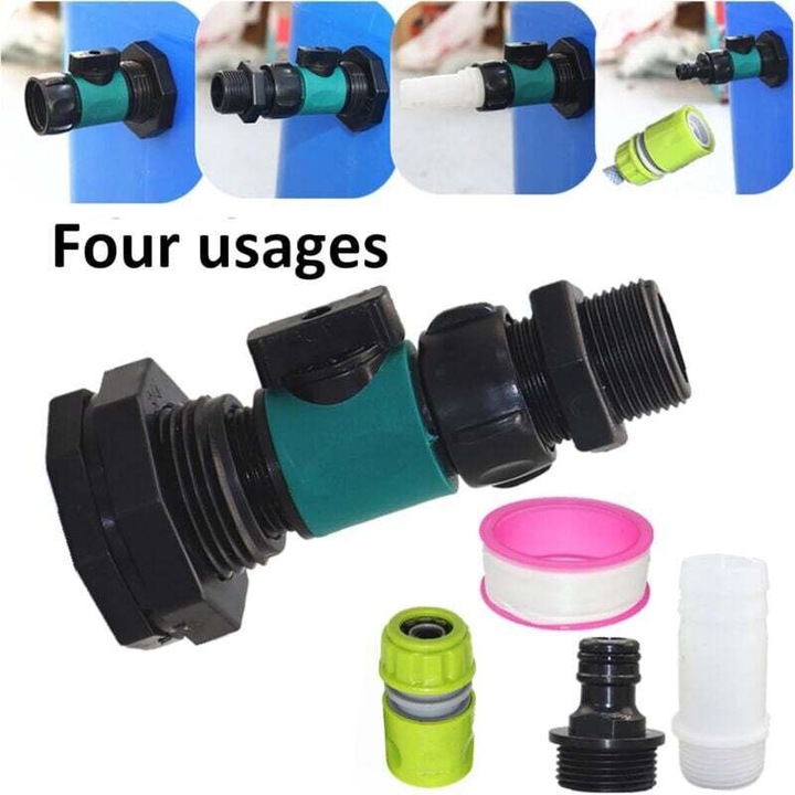 Adapter tömlő 3/4 hüvelykes menettel vízálló víztartályhoz