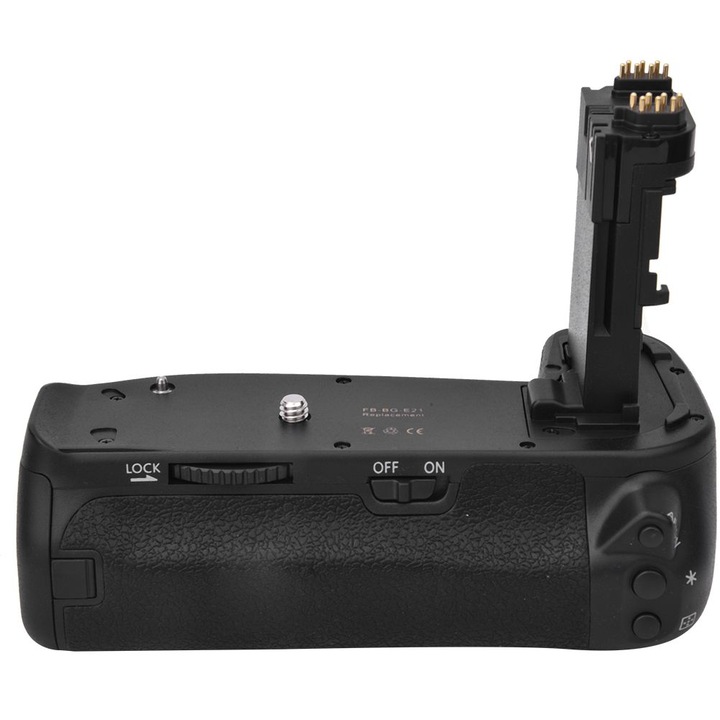 Grip baterie camera, OEM, FB-BG-E21, negru, 15.5x9.5x12.5cm