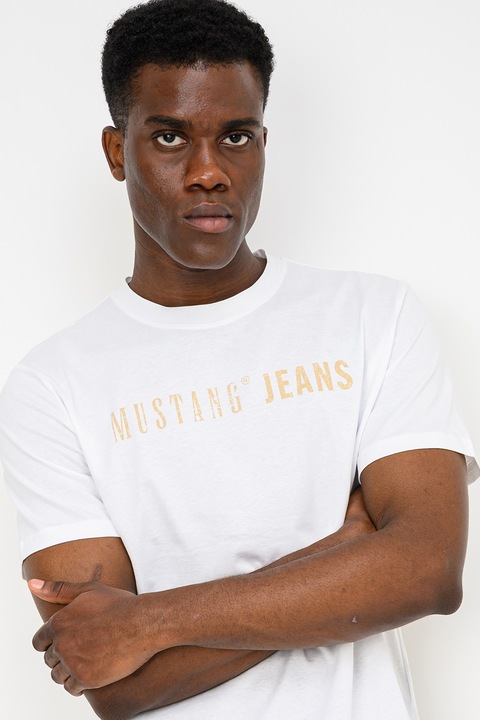 Mustang, Austin kerek nyakú póló, Fehér
