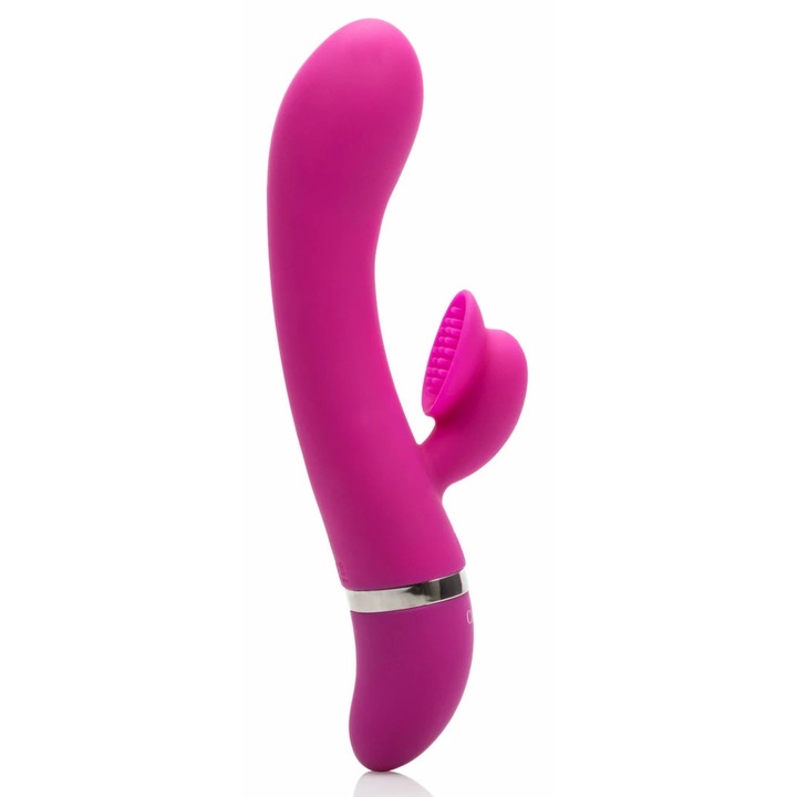 Vibrátor Calexotics Foreplay Frenzy Climaxer, szilikon, 12 mód, vízálló, 20x3.5cm