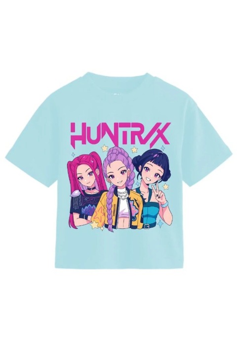 ROLY 100% pamut polo, KPop Huntrix Demon Huntersokoko, Többszínű
