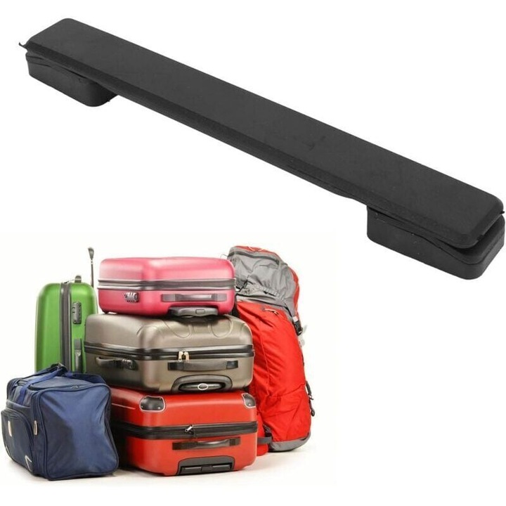 Maner valiza plastic 20cm rezistent ergonomic negru
