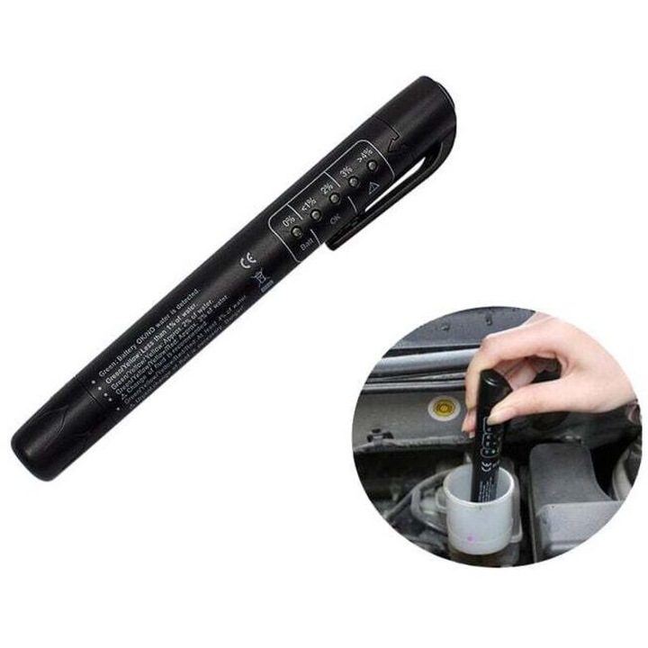 Tester lichid frana, portabil, negru, 150mm