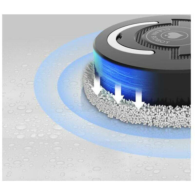 Aspirator robot mop USB negru 280x70mm 120min autonomie
