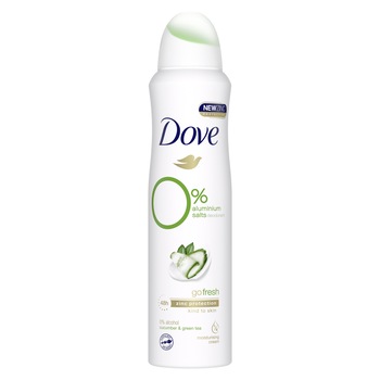 Deodorant spray Dove AluFree Cucumber&Green Tea, 150 ml Deodorant spray Dove AluFree Cucumber&Green Tea, 150 ml