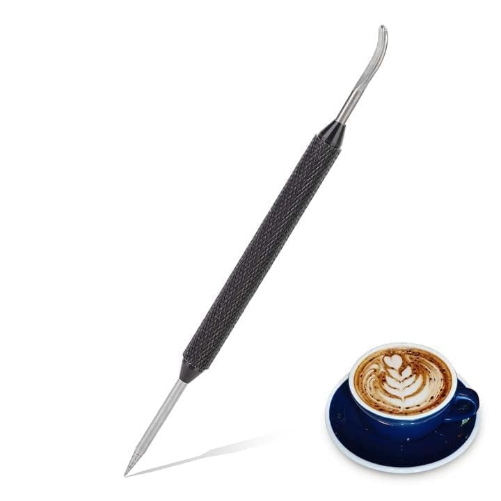 Set 2 stilouri pentru arta latte, otel inoxidabil, 14cm