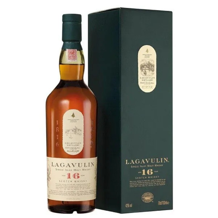 Whiskey Lagavulin 16 ani, single malt, 43% alcool, 0.7l