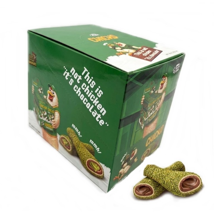 Ciocolata Artu, Copanel Chicko cu crema de fistic, 12 x 50 gr