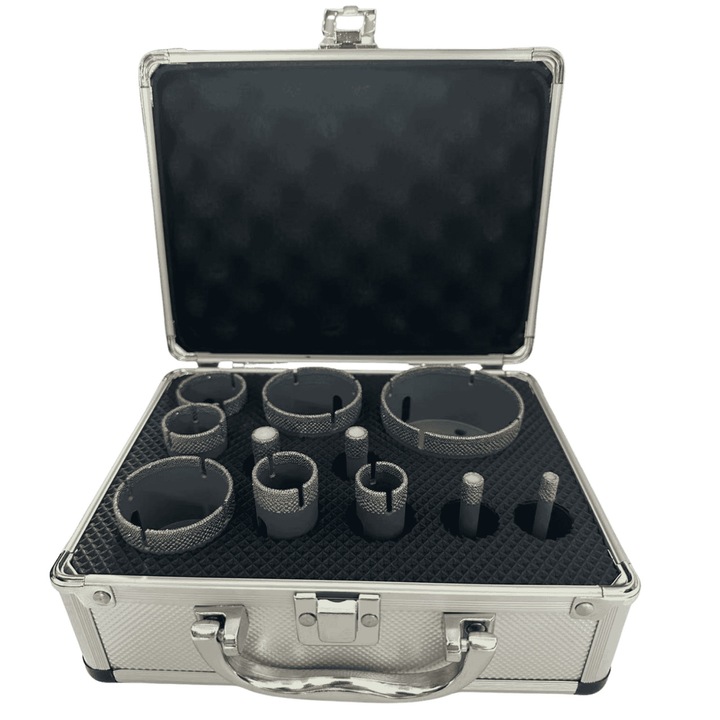 Set carote diamantate Wertec, diametre 6mm-68mm
