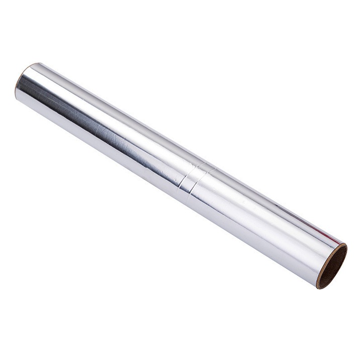 Folie aluminiu, hartie kraft aurie, 20mx30cm, pentru ambalat alimente